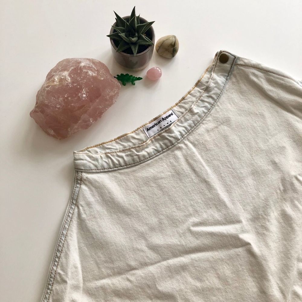 American Apparel Denim Skater Skirt